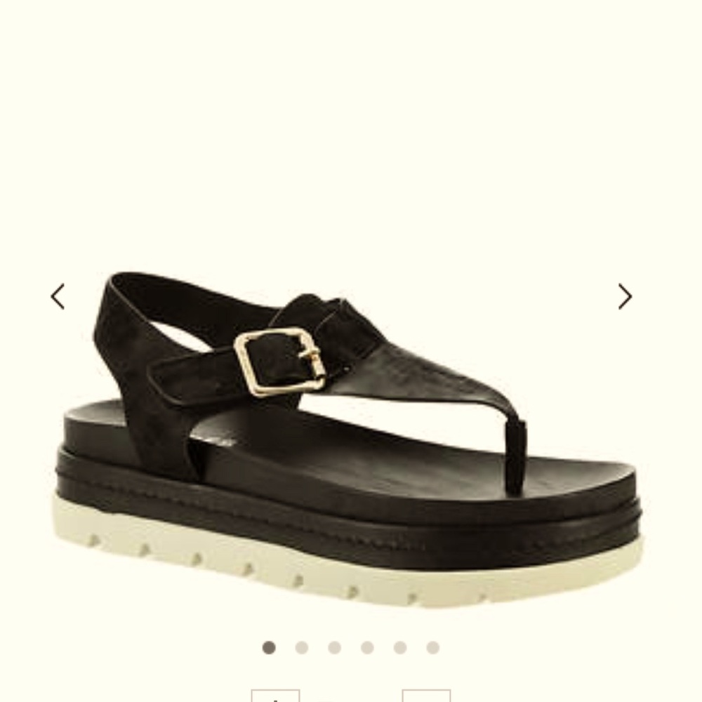 Black J Slides Sandals